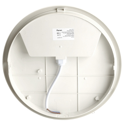 Настенно-потолочный светильник Feron 51513 Светодиодный светильник серии TR ЖКХ Круг 18Вт, 4000К, опал, IP65