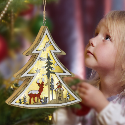 Новогодняя фигура Елочка Эра ENGDS-17 Б0056010