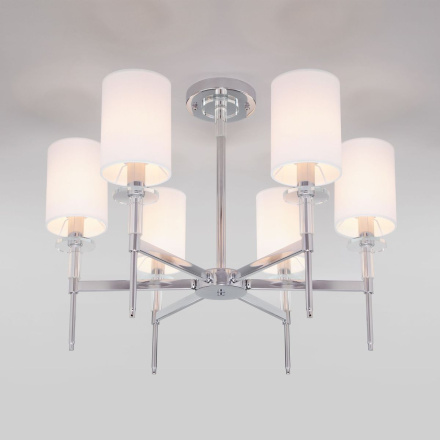 Люстра на штанге Eurosvet Brielle 60132/6 хром