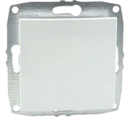 Выключатель одноклавишный проходной Mono Electric Despina-Larissa 10А 250В белый 500-001925-109