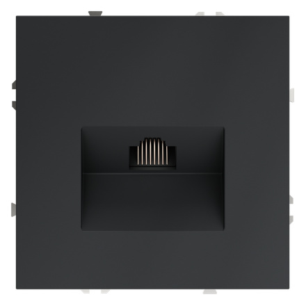 Розетка компьютерная Voltum S70 VLS060107 (графит)