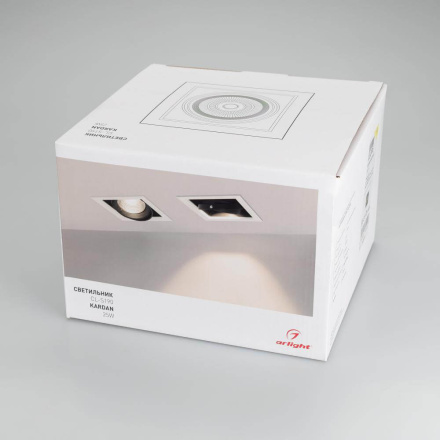 Встраиваемый светильник Arlight CL-KARDAN-S190x190-25W White6000 026500