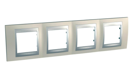 Рамка 4-постовая Schneider Electric Unica Top MGU66.008.095