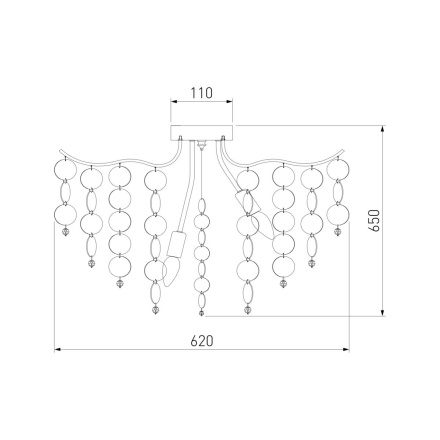 Потолочная люстра Bogates Bolla 334/9 Smart (319/9)