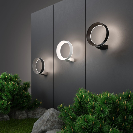 Уличный настенный светильник Elektrostandard Ring 4690389175978