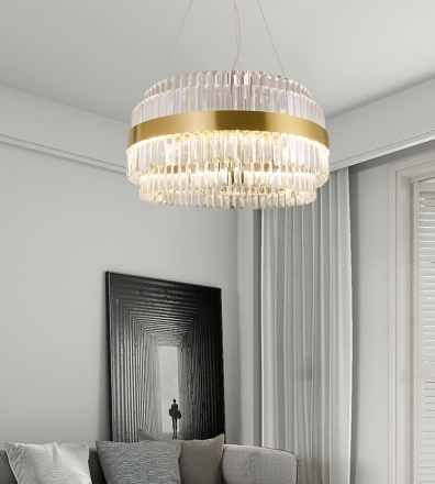 Подвесная люстра Delight Collection Liberty 5515-800 br. titanium gold