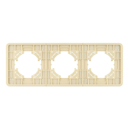 Рамка на 3 поста стеклянная Arlight FRM-OMALI-SFGS-3-GD 049715