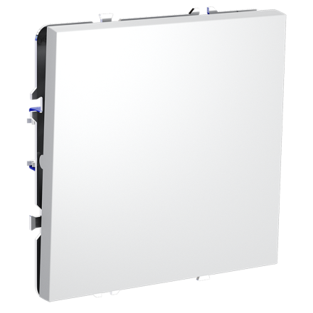 Перекрестный переключатель одноклавишный Voltum S70 VLS010502 (белый матовый)