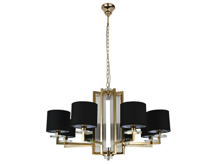 Подвесная люстра Newport 35408+1/C gold без абажуров М0069059