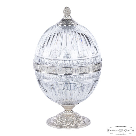 Настольная лампа Bohemia Ivele Crystal 5680L/18 Ni Clear/M-1G