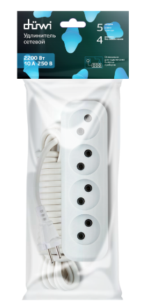 Удлинитель бытовой Duwi 32037 1