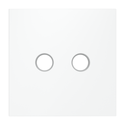 Накладка для розетки телевизионной оконечной TV+SAT Voltum S70 (белый матовый) VLS001602