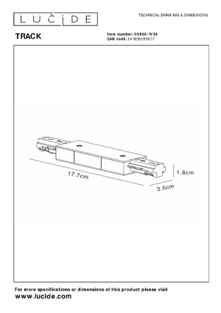 Коннектор Lucide Track 09950/11/30