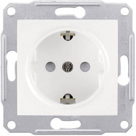 Розетка Schneider Electric Sedna с/з со шторками 16A 250V SDN3000121