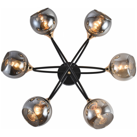 Потолочная люстра Reluce 01337-0.3-06 BK+FGD