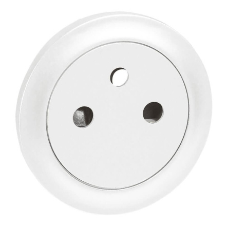 Лицевая панель Legrand Celiane розетки французского стандарта белая 068111