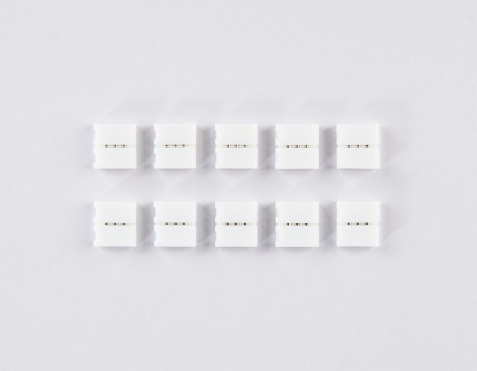 Соединитель прямой для светодиодной ленты 5050 12/24V (3 конт.) GS6151 (10шт) Ambrella Light Illumination GS6151