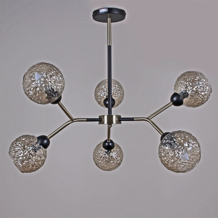 Люстра на штанге Illumico IL0268-6PSQ-79 BK AB