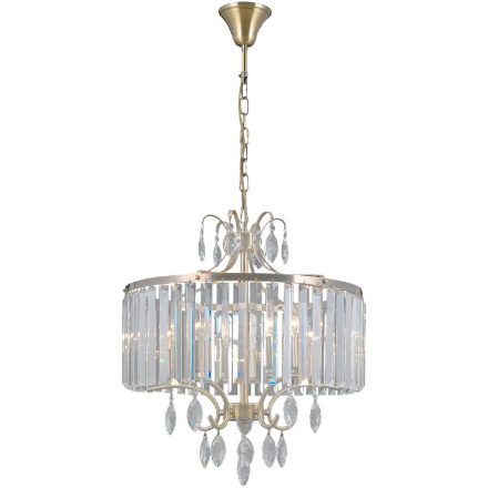 Подвесная люстра Illumico IL3519-5PSQ-24 AB LYRA