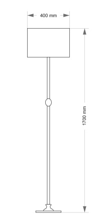 Торшер Kutek Tivoli TIV-LS-1(N)