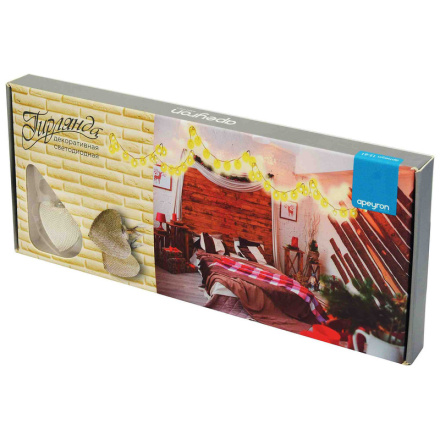 Гирлянда светодиодная Сердце Apeyron Сердце 15-61