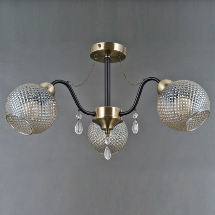 Люстра на штанге Illumico IL0432-3CSQ-29 AB BK