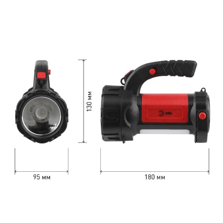 Фонарь-прожектор светодиодный ЭРА Альфа аккумуляторный PA-607 Б0052745