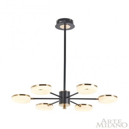 Люстра на штанге Arte Milano 277499/6 BK/GD
