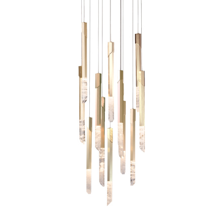 Каскадная люстра Delight Collection Vita MD7747-12B (new) br.brass