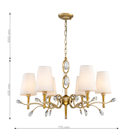 Подвесная люстра Favourite Luca 2703-6P