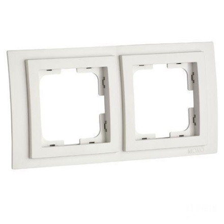 Рамка на 2 поста Mono Electric Despina слоновая кость 102-010000-161