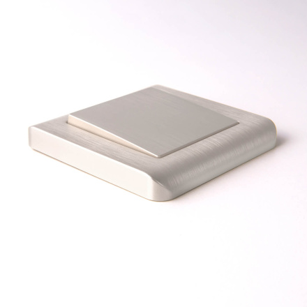 Выключатель Werkel одноклавишный проходной перламутровый рифленый W1112013 4690389160820