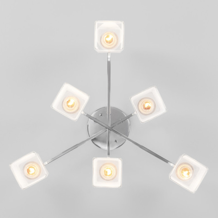 Накладная люстра Eurosvet 30162/6 хром