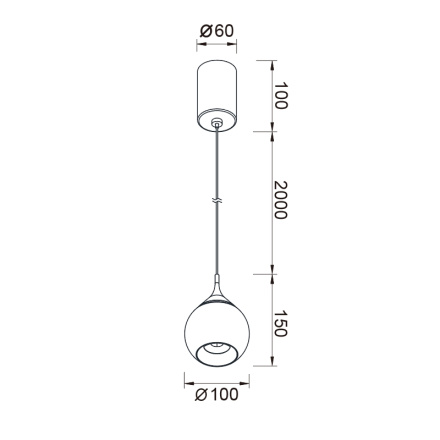 Подвесной светильник Mantra Drop 8891