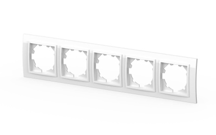 Рамка пятиместная ELBI Zena 500-015600-250