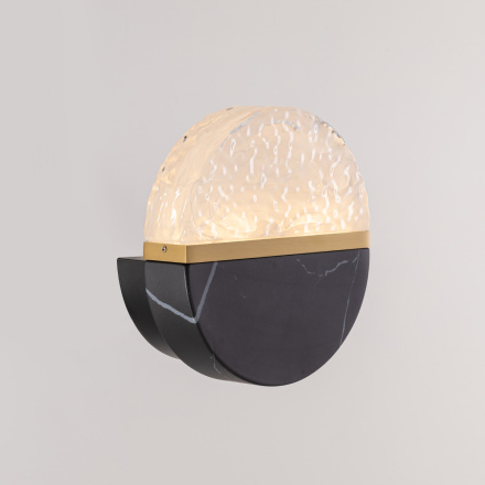 Настенный светильник Delight Collection MB25030008-1A brass/black