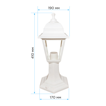 Уличный светильник Apeyron Оскар 11-12БЕЛ