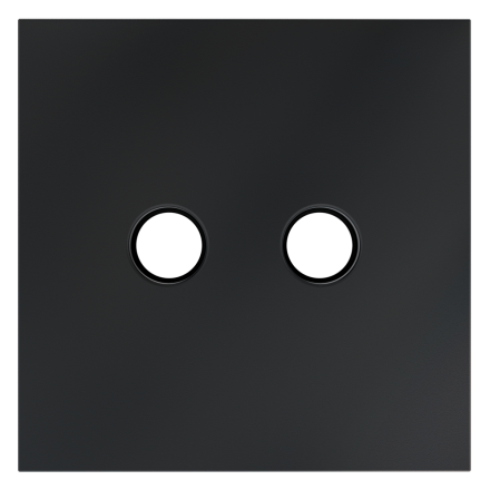 Накладка для розетки телевизионной оконечной TV+SAT Voltum S70 (графит) VLS001607