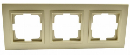 Рамка на 3 поста Mono Electric Despina титан 102-220000-162