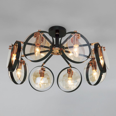 Потолочный светильник Eurosvet Gallo 70121/8 черный