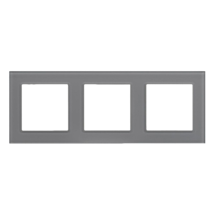 Рамка на 3 поста Arlight FRM-GLARE-GS-3-GR 043801