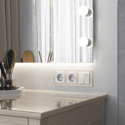 Выключатель двухклавишный Werkel 4690389184666 W1120161 a059273