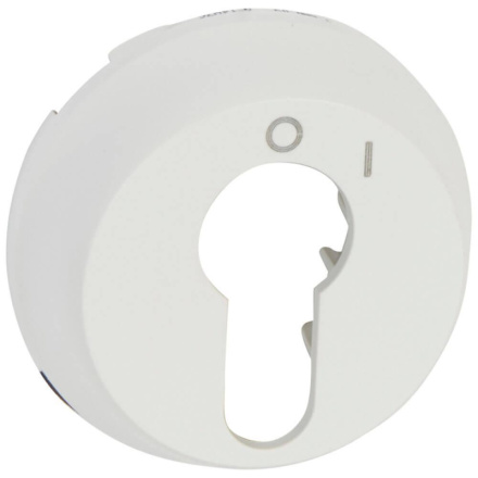 Лицевая панель Legrand Celiane выключателя с ключом 2-позиционный белая 068009