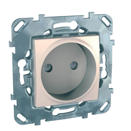 Розетка Schneider Electric Unica б/з со шторками 16A 250V MGU5.033.25ZD