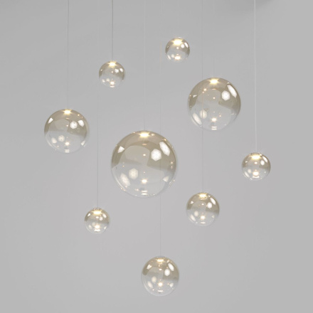 Подвесной светильник Eurosvet Wonder 50230/1 LED янтарный a058631