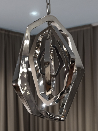 Подвесной светильник DeLight Collection Hardy P68020M-7 nickel