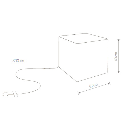 Уличный светильник Nowodvorski Cumulus Cube 8966
