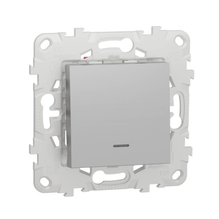 Переключатель одноклавишный перекрестный с подсветкой Schneider Electric Unica New NU520530N