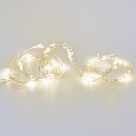 Гирлянда Uniel ULD-E0200-200/STB/3AA WARM WHITE IP44