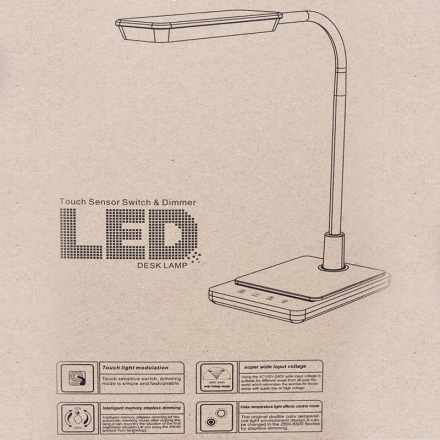 Настольная лампа Reluce 01027-2.7-01 GD